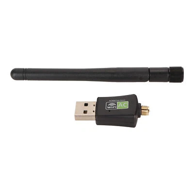 WiFi Dongle USB 2.0 2.4G 5G Dual Band 600Mbps Singal Antenna AP Mode High Safet - Image 1 of 4