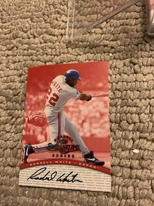 Rondell White Black INK Autograph 1997 Donruss Signatures mondtreal expos Cb11 - Picture 1 of 2