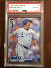 1995 Collector’s Choice — George Brett — 💎 MINT PSA 10 — population 17