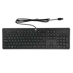 HP  803181-141 Slim KB Win 8 USB Tastatur Keyboard Turk QWERTY türkisch KBAR211 - Bild 1 von 2