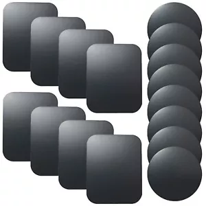 SALEX Replacement Metal Plates Set for Magnetic Car Phone Holder, Mount, 16 Pack - Picture 1 of 7