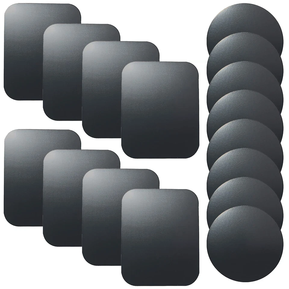SALEX Replacement Metal Plates Set for Magnetic Car Phone Holder, Mount, 16 Pack - Image 1 of 4