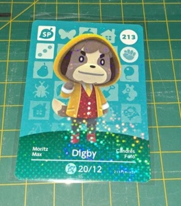 Genuine Animal Crossing amiibo card Series 3 #213 Digby - Picture 1 of 1