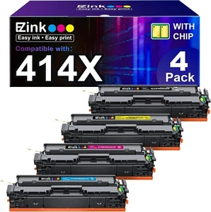 Tóner compatible con tinta E-Z HP 414A (con chip) HP 414A HP 414X 414A 414X 2363-2 - Imagen 1 de 6