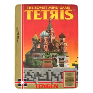 Retro Tengen Tetris The Soviet Mind Game NES Ultra-Soft Micro Fleece Blanket - Picture 1 of 5