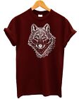 Wolf T Shirt Printed Fashion Full Moon Hipster Fashion Mens Womens Kids Animal 