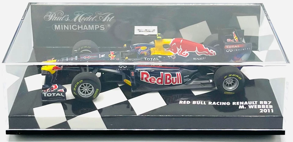 EBOND F1 Red Bull Racing Renault RB7 - M.Webber 2011 - MiniChamps - 1:43 - 0500 - Immagine 1 di 1