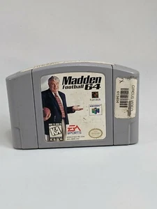 Madden Football 64 (Nintendo 64, 1997) n64 EA Sports game Electronic Arts - Picture 1 of 4