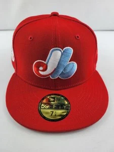 Sombrero ajustado New Era Montreal Expos 59FIFTY 7 1/8 tienda topperz - Imagen 1 de 7