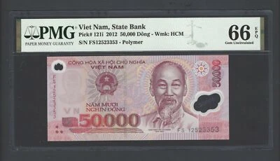 Viet Nam 50000 Dong 2012 P121i Uncirculated Grade 66 - Image 1 of 2