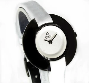 OBAKU V135LBIRW reloj de mujer acero inoxidable blanco y negro llamativo - Imagen 1 de 8