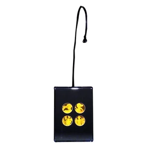 Mask 4-up PHOTOPOLYMER Hologram Picture Light Desk Stand - Picture 1 of 12