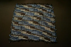 VTG Ben Goodman Rayon Scarf Blue Plaid 31" - Bild 1 von 4