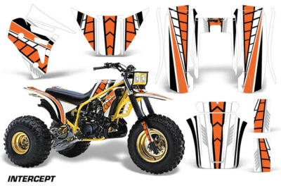 Calcomanías gráficas adhesivas de 3 ruedas para Yamaha Tri Z 250 1985-1986 Intercept O W Foto 1 de 2