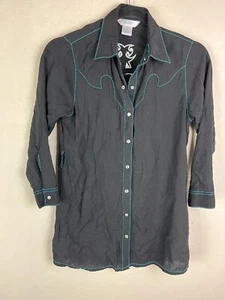 Rock 47 by Wrangler Mädchen Western Kleid Gr. L Druckknopfleiste 100% Baumwolle - Bild 1 von 10