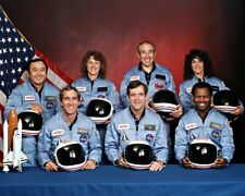 Final Crew of Space Shuttle Challenger, Restored Satin Finish Photo - 5 Sizes!