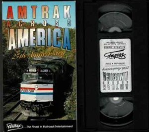 CINTA VHS Pentrex Amtrak Across America 25th Anniversary envío gratuito - Imagen 1 de 2
