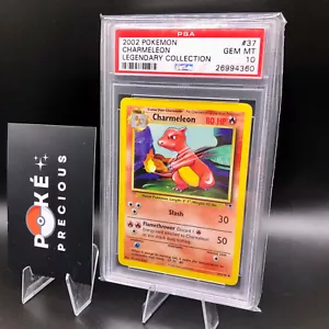 PSA 10 - CHARMELEON 2002 Pokemon Legendary Collection 37/110 Gem Mint Base Set - Picture 1 of 3