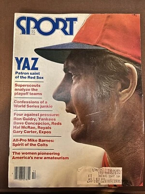 1978 SPORT Magazine BOSTON Red Sox CARL YASTRZEMSKI YAZ PATRON SAINT - Image 1 of 2