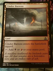 Cinder Barrens Oath of The Gatewatch Mtg Card Mint Condition - Picture 1 of 2