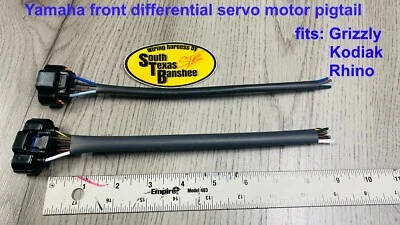 Juego de coleta servo diferencial delantero Yamaha Grizzly Rhino Kodiak 660 450 700 600 Foto 1 de 4