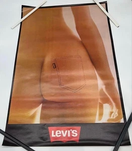 Levi's Ida Van Bladel 501XX Denim Jeans Bag Banner Sign Nude Backside Poster - Picture 1 of 16