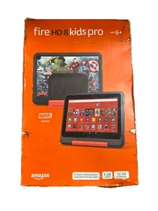 Amazon Fire HD 8 Kids Pro Tablet, neuestes Modell, 8" Bildschirm, 32GB Marvel Avengers - Bild 1 von 1