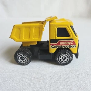 Vintage 1980s? Buddy L Construction Yellow Dump Truck - has wear and tear - Picture 1 of 24