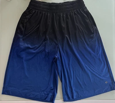 Xersion Hombre Baloncesto Corto Talla Mediana Negro/Azul Bolsillos Foto 1 de 4