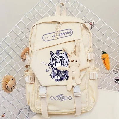 Anime Pretty Derby Oguri Cap Backpack Schoolbag Multicolor Shoulders Bag Unisex - Image 1 of 4
