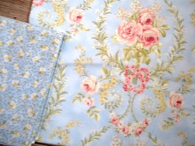 2 SIMPLY IRRESTIBLE ROBYN PANDOLPH FABRIC BLUE 6-2/3 YDS 100% COTTON SSI FABRICS - Image 1 of 4