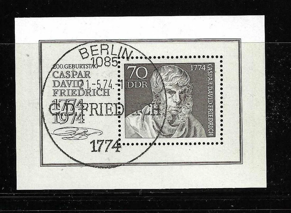 Germany DDR SC # 1562 C.D. Friedrich, Self Portrait . CTO - Image 1 of 1