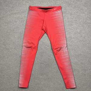 Pantalones para mujer Nike talla M naranja compresión rendimiento ligero fitness - Imagen 1 de 7