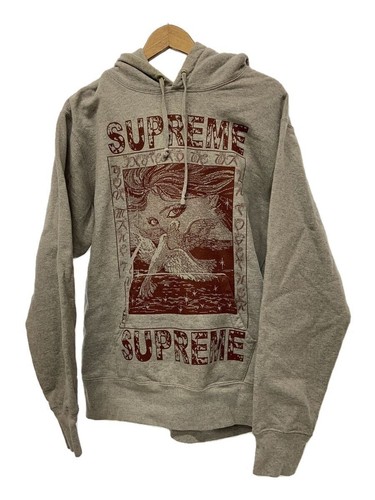 Felpa Supreme con cappuccio L cotone GRIGIO 19AW COLOMBE FELPA CON CAPPUCCIO macchia sul collo