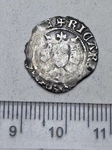Medieval Richard II Hammered Silver Penny - York (F309) - Picture 1 of 2