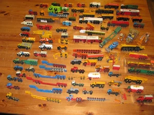 328| Sammlung Kibri H0 Modelle LKW Baumaschinen Kipper Transporter Anhänger - Bild 1 von 8