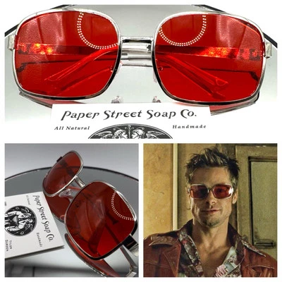 PAPERSTREET PSS Fight Club Sunglasses Tyler Durden Red Lens Shades Oliver Peoples OP523