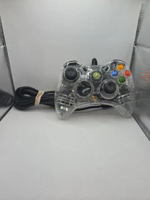 XBOX 360 Afterglow PL-3702 Clear LED Wired Controller ORIGINAL OEM  - Image 1 of 4