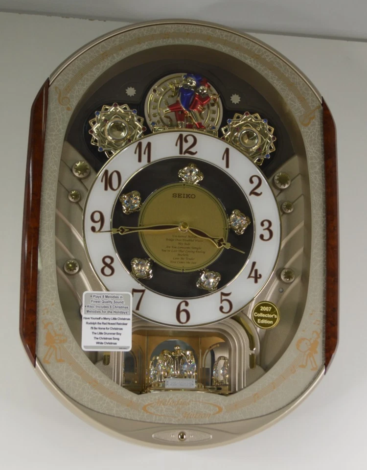 Seiko Melodies in Motion Wall Clock 07 Collector's Edition Swarovski NOT WORKING - Image 1 of 4