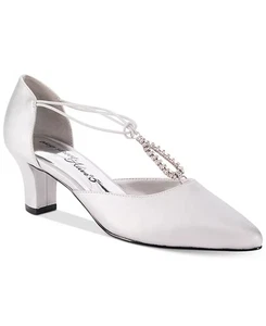 Sandalias Easy Street Moonlight Noche Plateadas Satén 9 W - Imagen 1 de 5