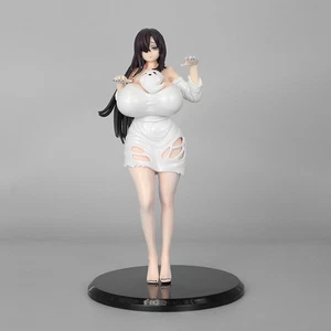 Giant Breasted Girl Figurine Guidebook Figurine Car Mounted PC Case Collectible - Picture 1 of 11