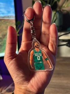 Jayson Tatum Celtics Custom Acrylic Keychain - Picture 1 of 2