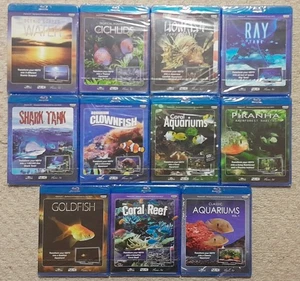 PLASMA ART 11 BLU-RAY COLLECTION NEW & SEALED AQUARIUM SHARK TANK PIRANHA CORAL  - Picture 1 of 1