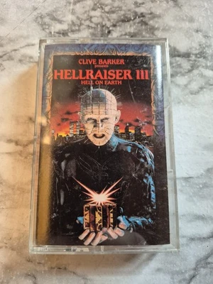 Hellraiser 3 Hell On Earth Cassette Soundtrack With Rare Fanclub Insert Horror - Bild 1 von 4