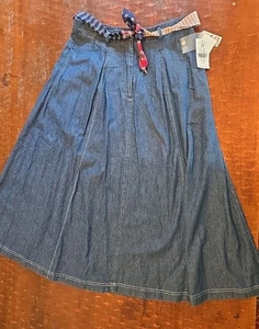 De Colección Susan Bristol Mujer Largo Denim Jean Maxi Falda Línea A Talla 14 Azul Nuevo con Etiquetas - Imagen 1 de 6