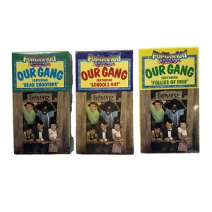 Little Rascals OUR GANG Vol. 1 2 3 Schools Out Bear Shooters Follies Of 1938 VHS - Imagen 1 de 14