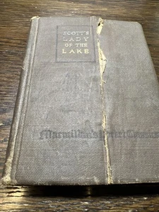 1919 Edition Of Lady of the Lake by Sir Walter Scott English Classic - Picture 1 of 12