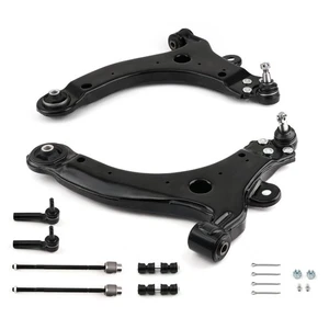 Set of 8 Front Lower Control Arms Tie Rods Kit for Pontiac Grand Prix 2004-2008 - Picture 1 of 19