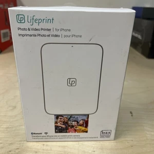 Lifeprint Portable 3"x4.5" Photo and Video Printer for iPhone (White) - New - Picture 1 of 5