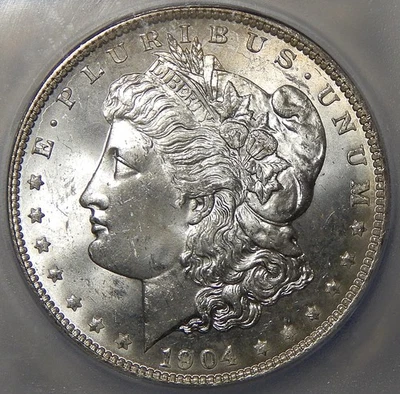 Dólar Morgan 1904-O ICG MS65 Foto 1 de 4